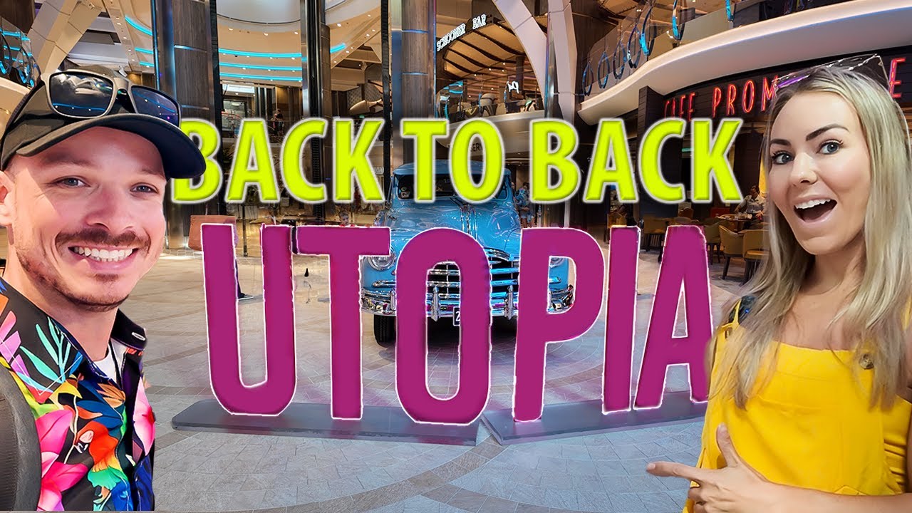 Utopia of the Seas BACK-TO-BACK, EMBARKATION DAY on Royal Caribbean's NEWEST Ship | Cruise Vlog