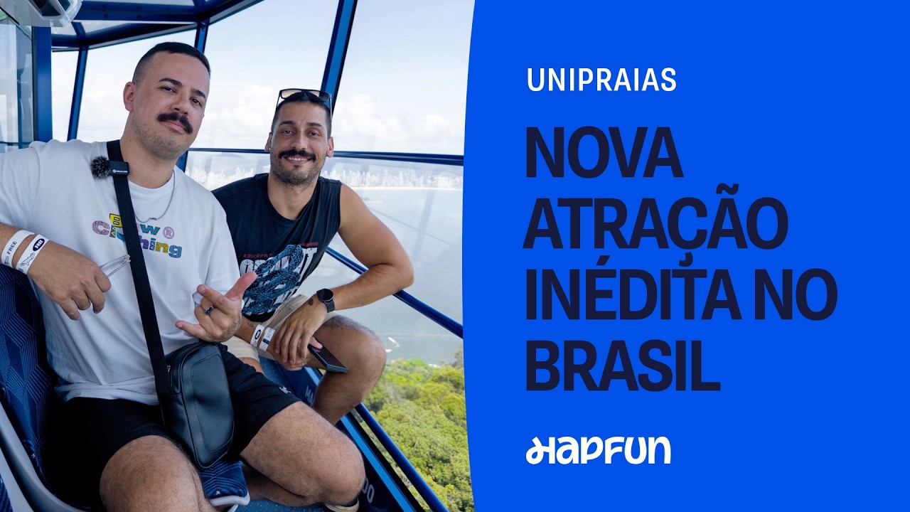Visitamos uma atração INÉDITA no Brasil a 300 metros de altura! | HAPFUN