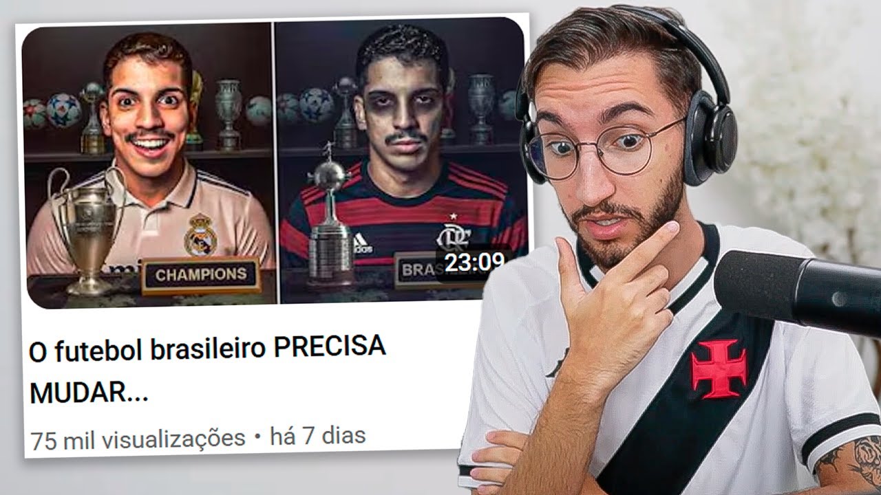 Por isso o futebol brasileiro PRECISA MUDAR...