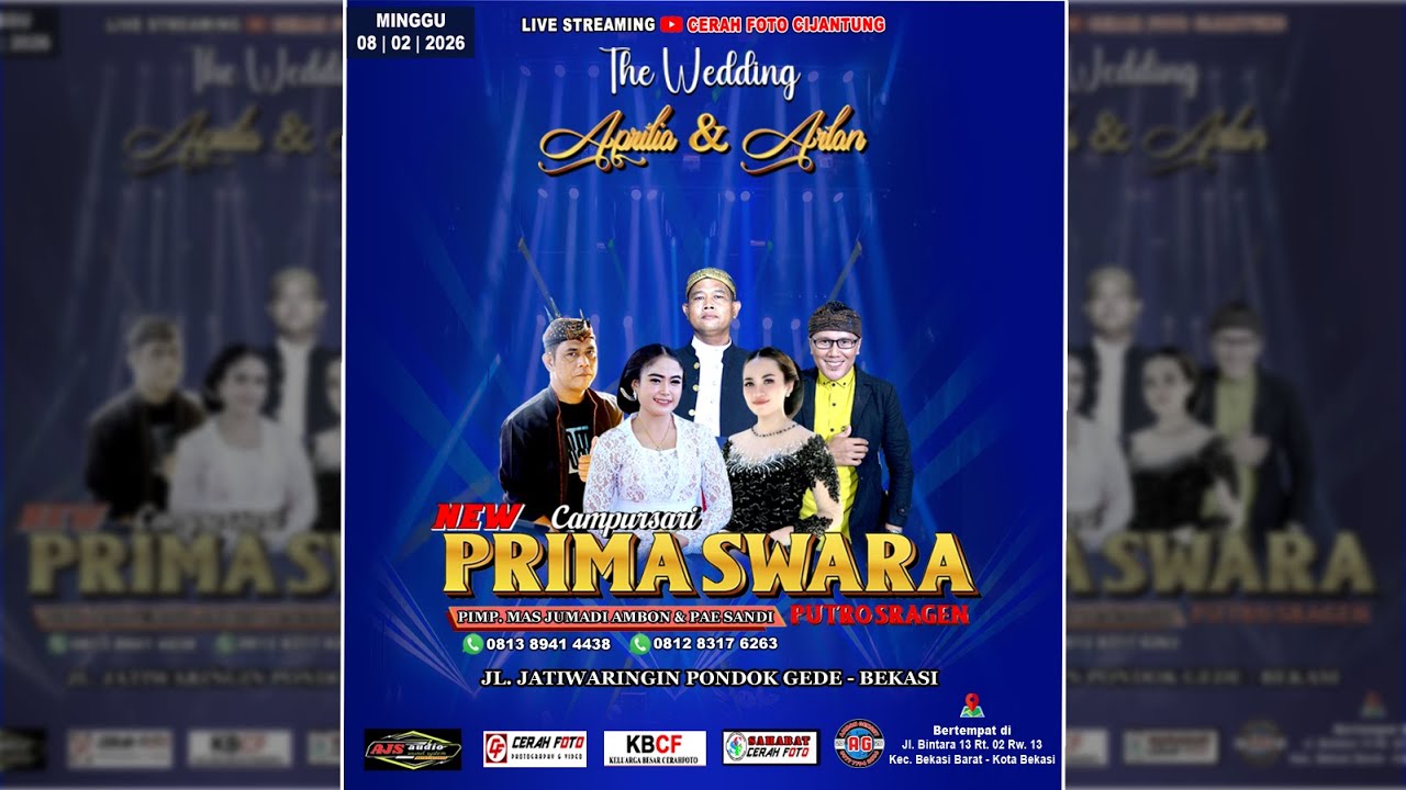 Live Akad Pernikahan Aprilia Karoline & Arlan Juluanto | Campursari Prima Swara - AJS Audio