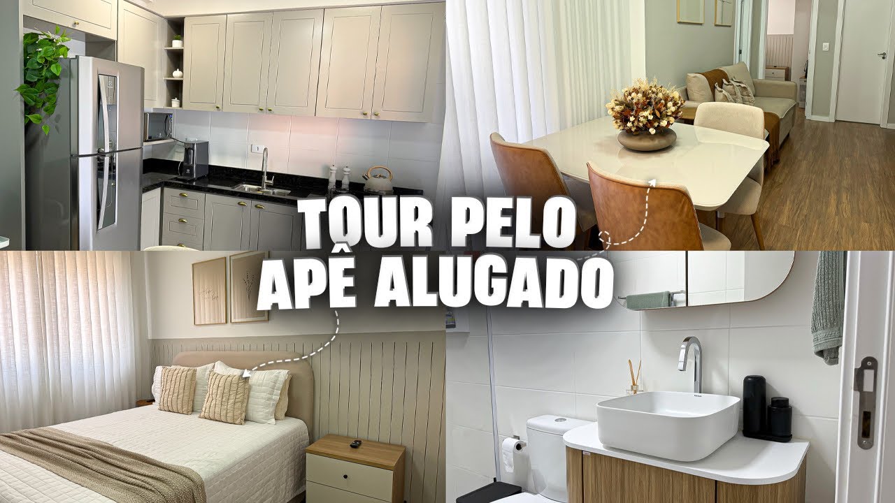 TOUR PELO NOSSO APARTAMENTO ALUGADO