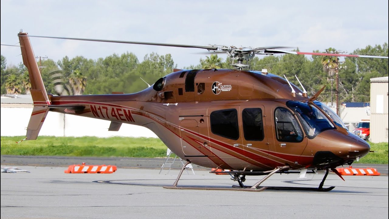 HAI Heli-Expo 2024 - Helicopter Departures From Fullerton Airport after Heli-Expo