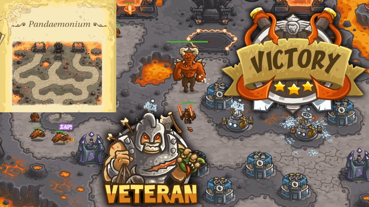 Pandaemonium | Moloch BOSS | Veteran | 3 Stars | Kingdom Rush Bonus Level