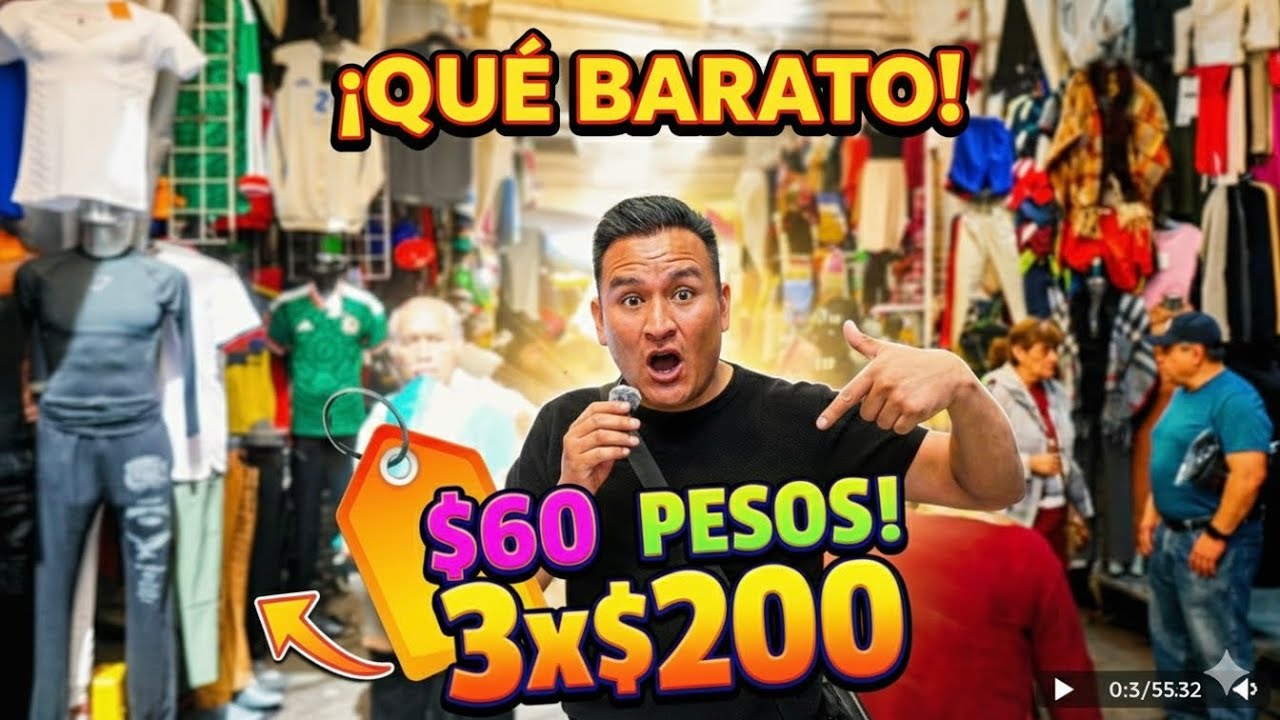 ¡FUI AL MERCADO DE ROPA MÁS GRANDE DE MÉXICO! 😱 - CHICONCUAC ✅