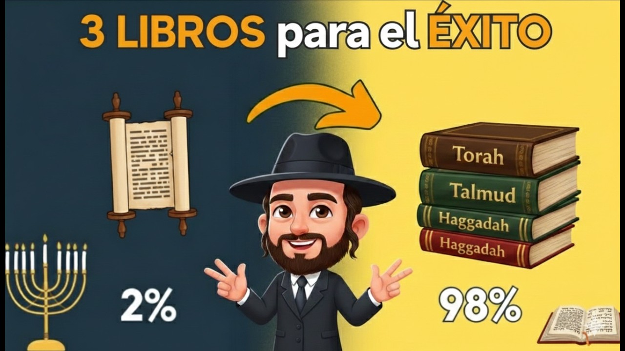 👉 Los 3 LIBROS que todo MILLONARIO JUDÍO Lee  (CLAVES para lograr su ÉXITO)