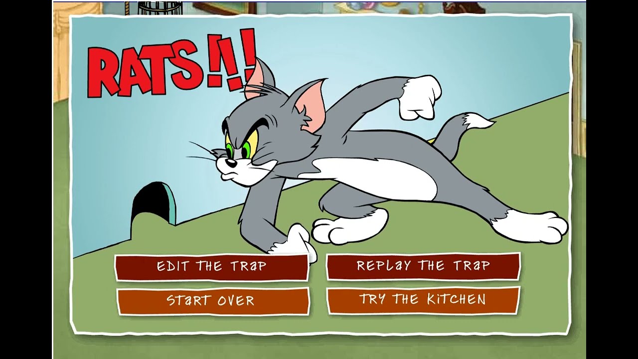Tom's Trap-o-matic Game over.