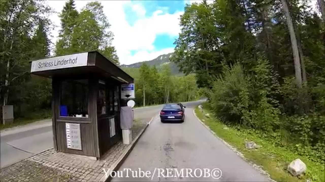 Driving From Sindelsdorf To Linderhof Castle, Germany