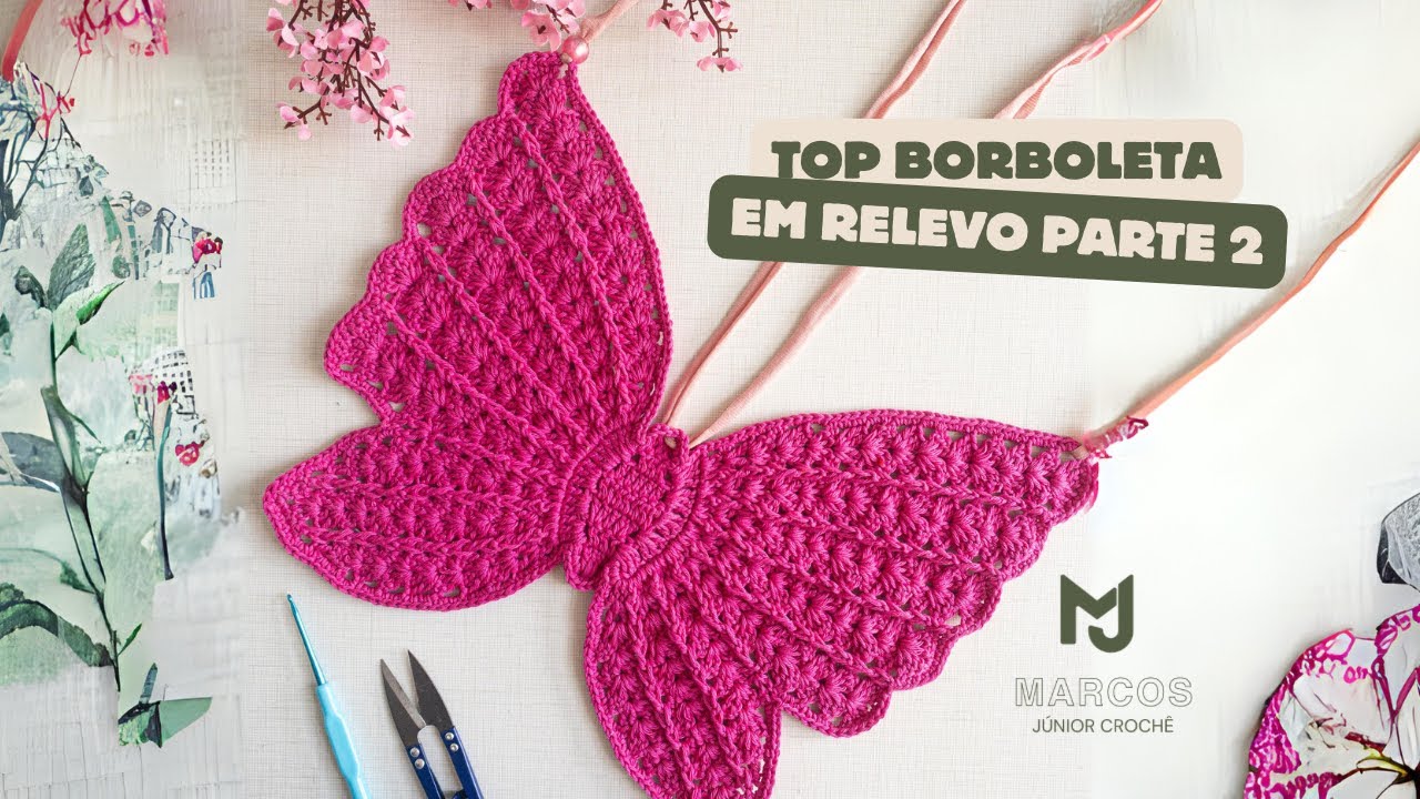Top Borboleta/ Cropped Borboleta - Parte 02 - @Marcosjuniorcroche