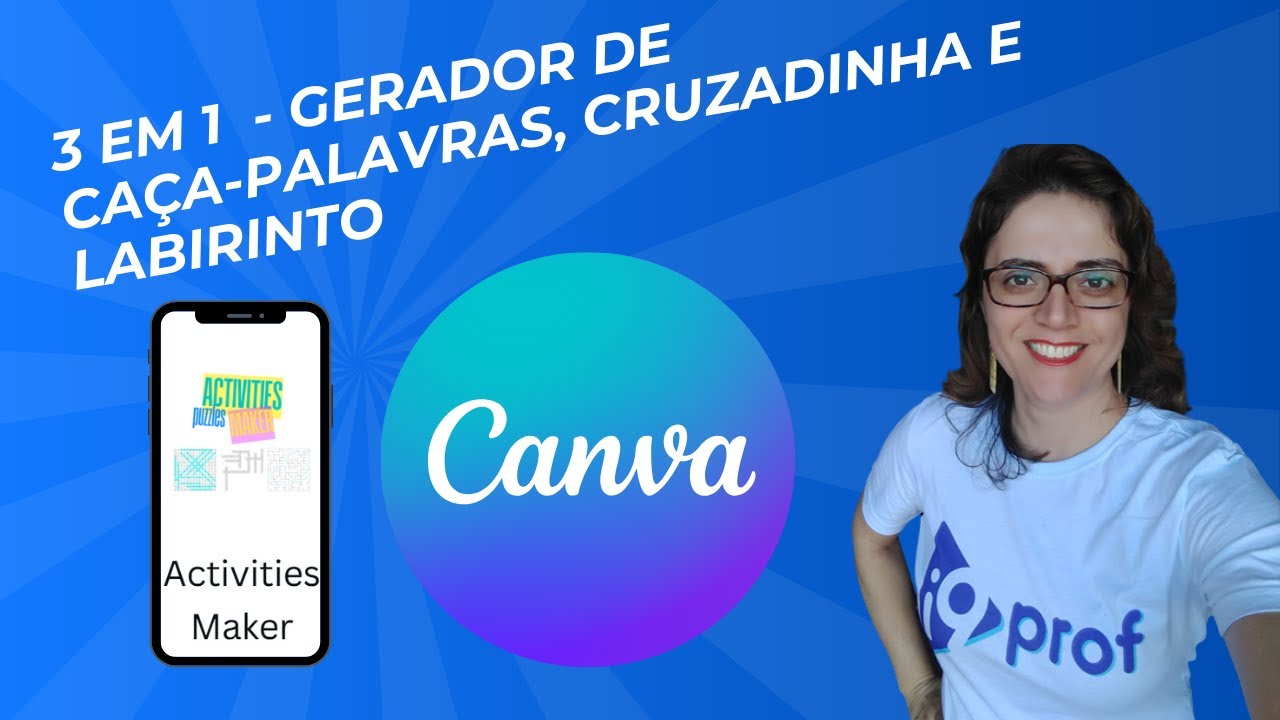 Como Criar  Caça-Palavras, Cruzadinha e Jogo do Labirinto no Canva