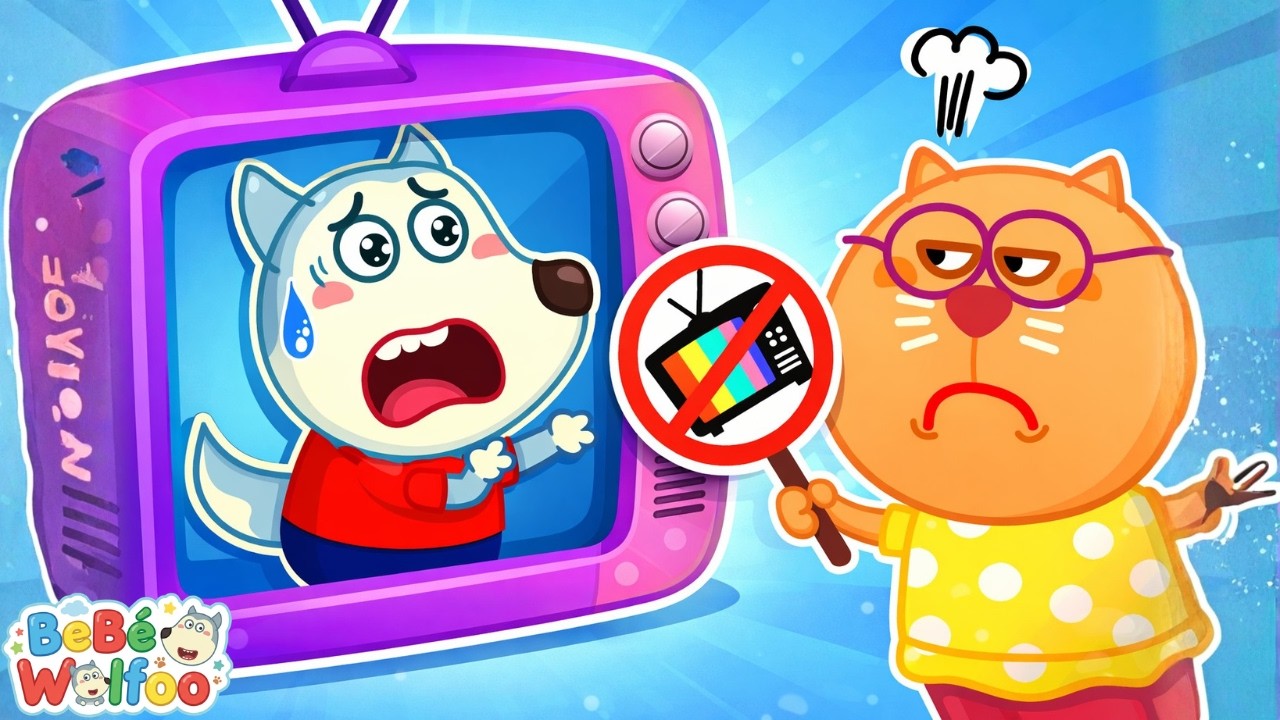 Bebé Wolfoo | ¡NO VEAS DEMASIADA TV! 😱 | Dibujos animados para niños