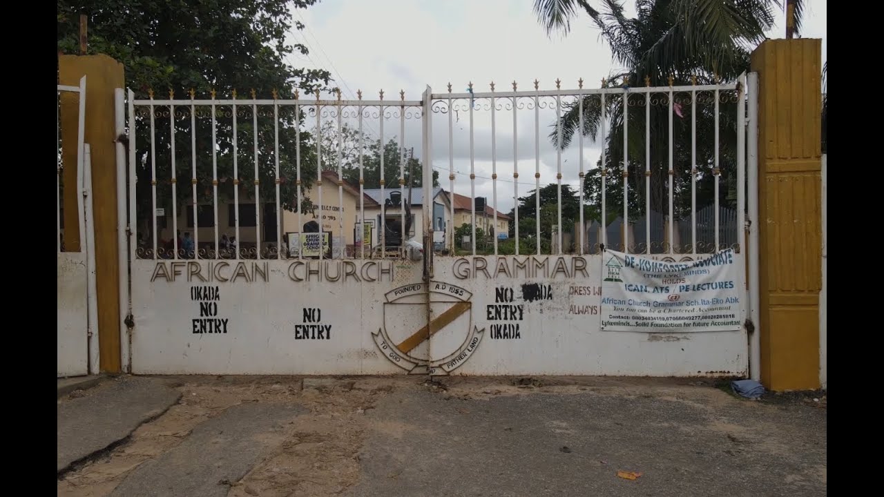 Aerial View of African Church Grammar School, Ita-Iyalode Abeokuta.