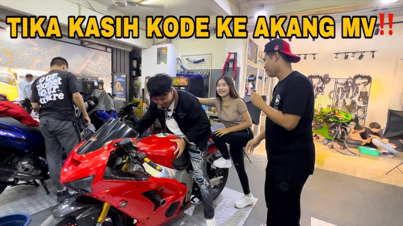 AKANG MV BINGUNG PILIH AUL APA TIKA‼️BOCENG TIKA PAKE ZX6R