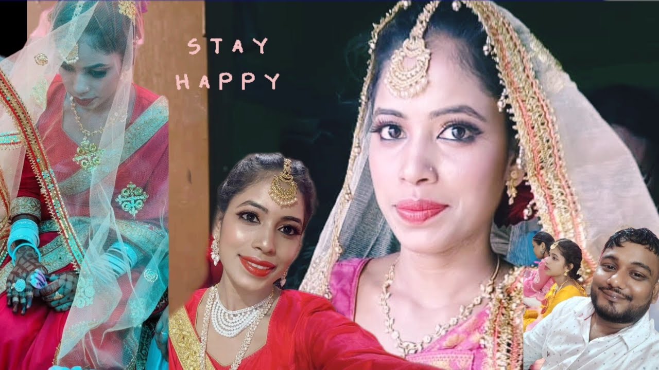 💑 Mofida and Bubu's marriage video Part1 / Nagaon to Hunari gaon / Nikah and Bidaai and Grih Pravesh