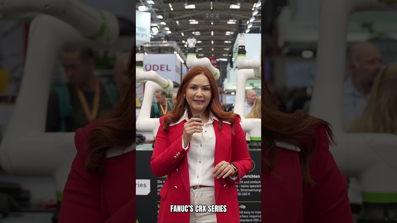 The Robot Queen Visits FANUC | Highlights from Automatica