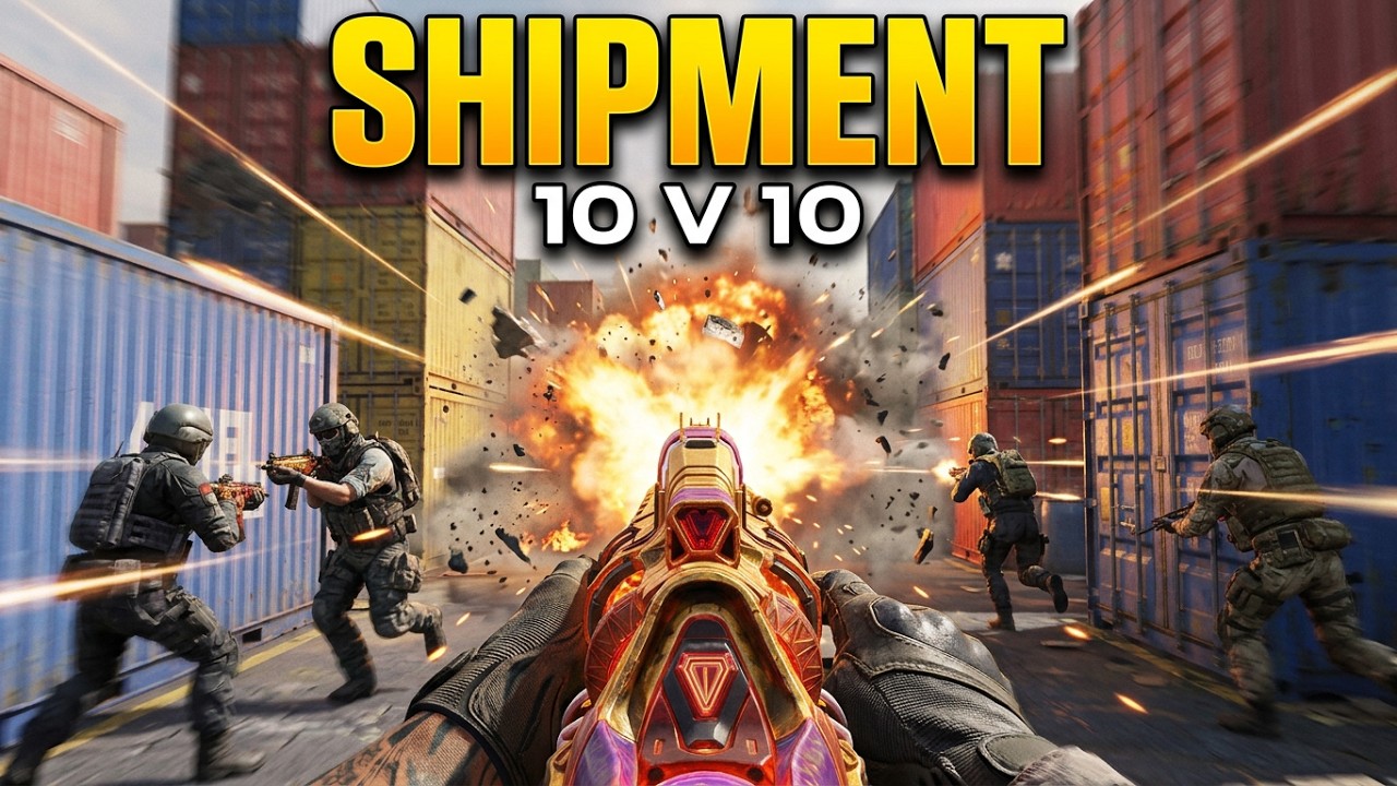 10 v 10 Chaotic Domination on Shipment | Call of Duty Mobile Fast-paced Multiplayer Gameplay
