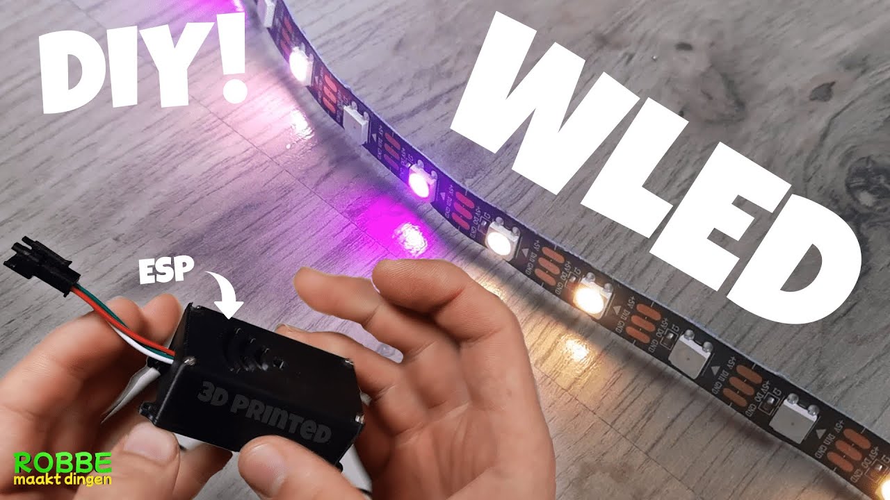 Hoe maak je een LEDSTRIP met WLED? FREE SOFTWARE!