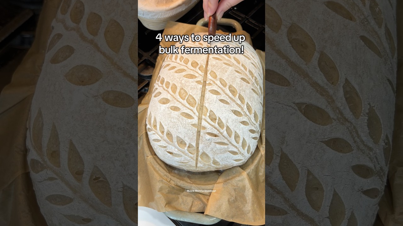 4 ways to speed up bulk fermentation for your sourdough bread! 