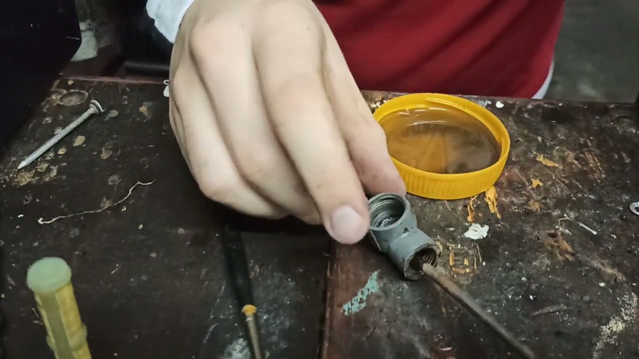 čištění kohoutku z pionýra