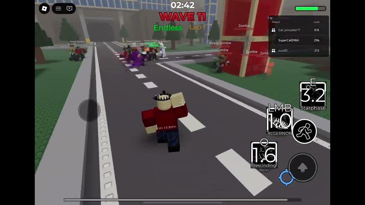 Playing Project:zombie game(DISCONTINUED) again :D