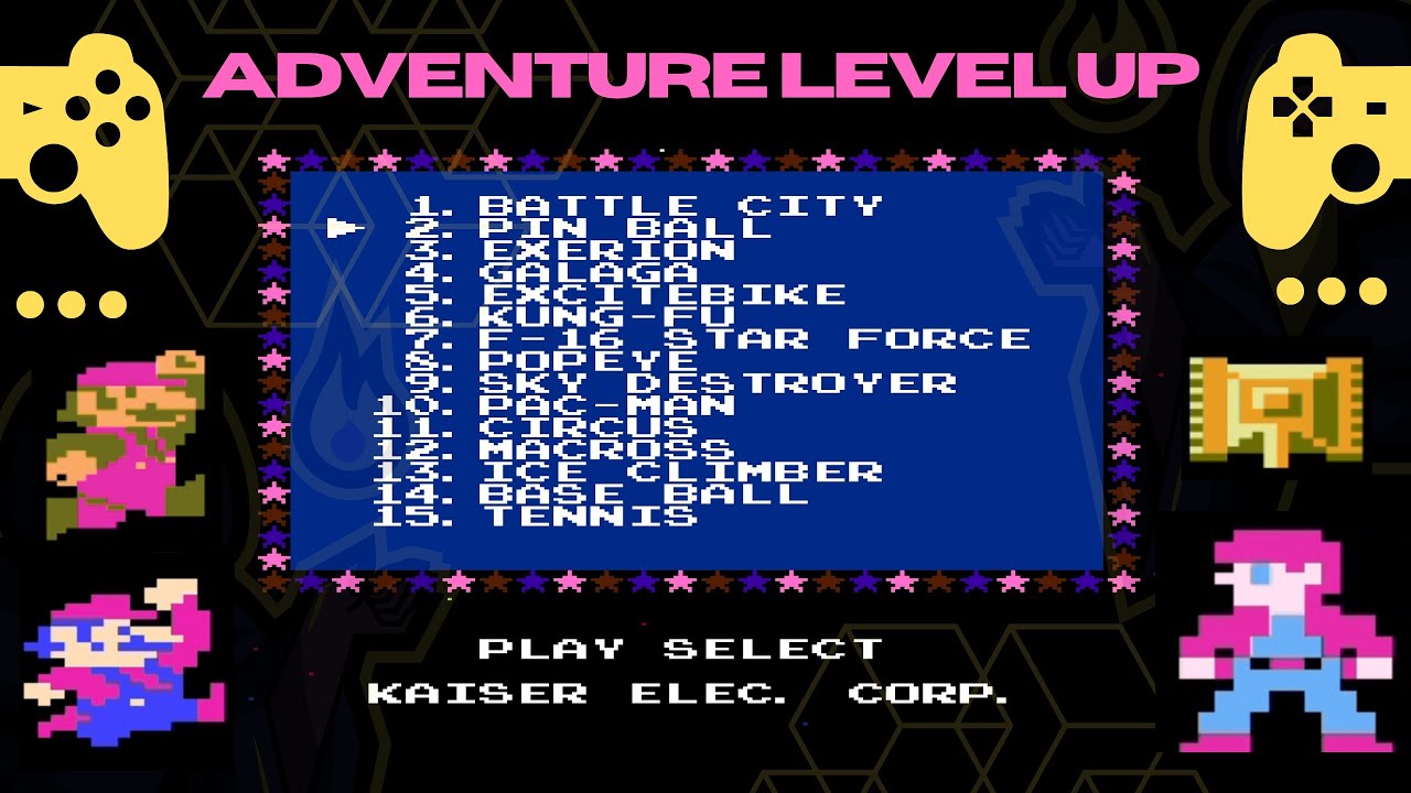 NES 15 in 1 Gameplay : All Time Favorite Retro Games!
