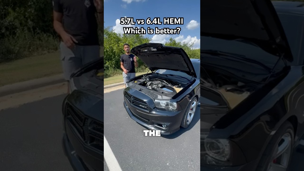 5.7L HEMI vs. 6.4L HEMI. Which one is better? #mopar #dodge #srt #rt #hemi #chrysler #stellantis #v8