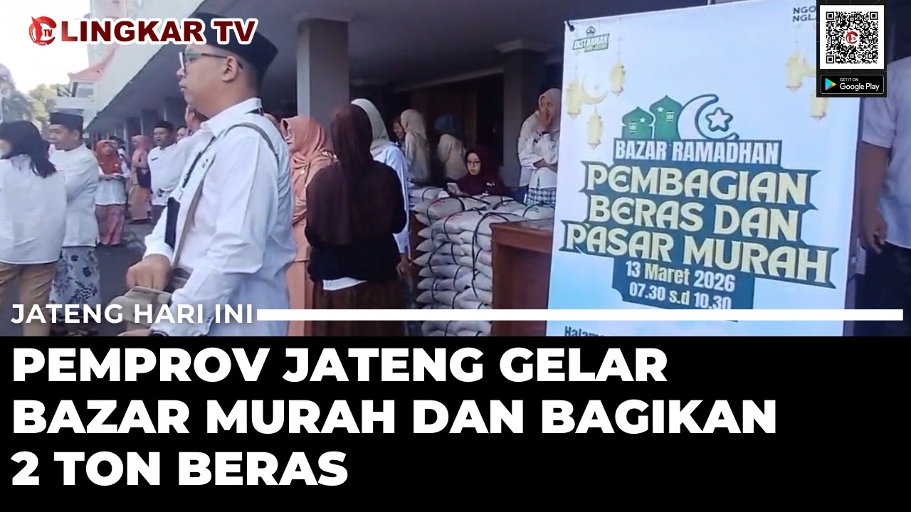 JELANG LEBARAN, PEMPROV JATENG GELAR BAZAR MURAH