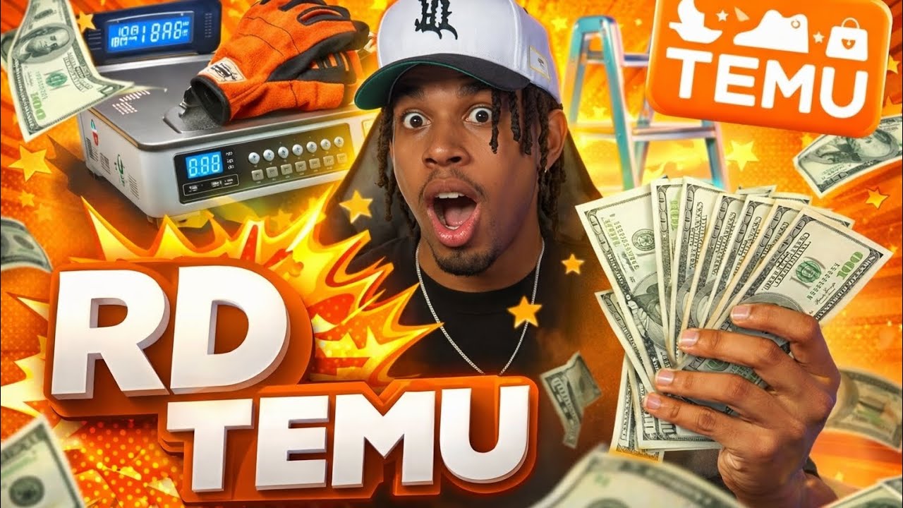 RDJAVI COMPRANDO COSAS EN TEMU 🤣 