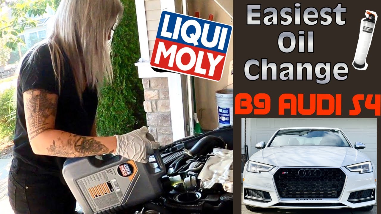 DIY: B9 Audi S4 Quick & Easy Oil Change Top Service  (Every 5k miles)