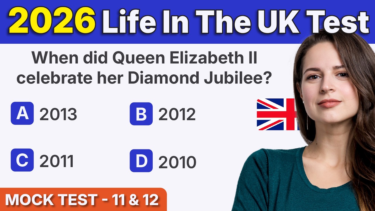Life in the UK Test 2026 | FULL Mock Test (48 Questions) | Part 11 & 12 Practice Test 🇬🇧