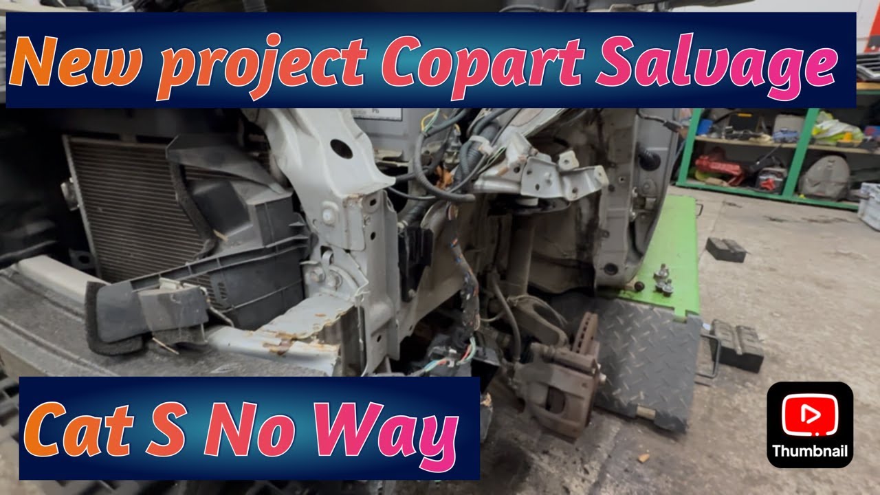 НОВЫЙ ПРОЕКТ COPART SALVAGE: ВОССТАНОВЛЕНИЕ CAT S, НО ЭТО НЕ ТАК???