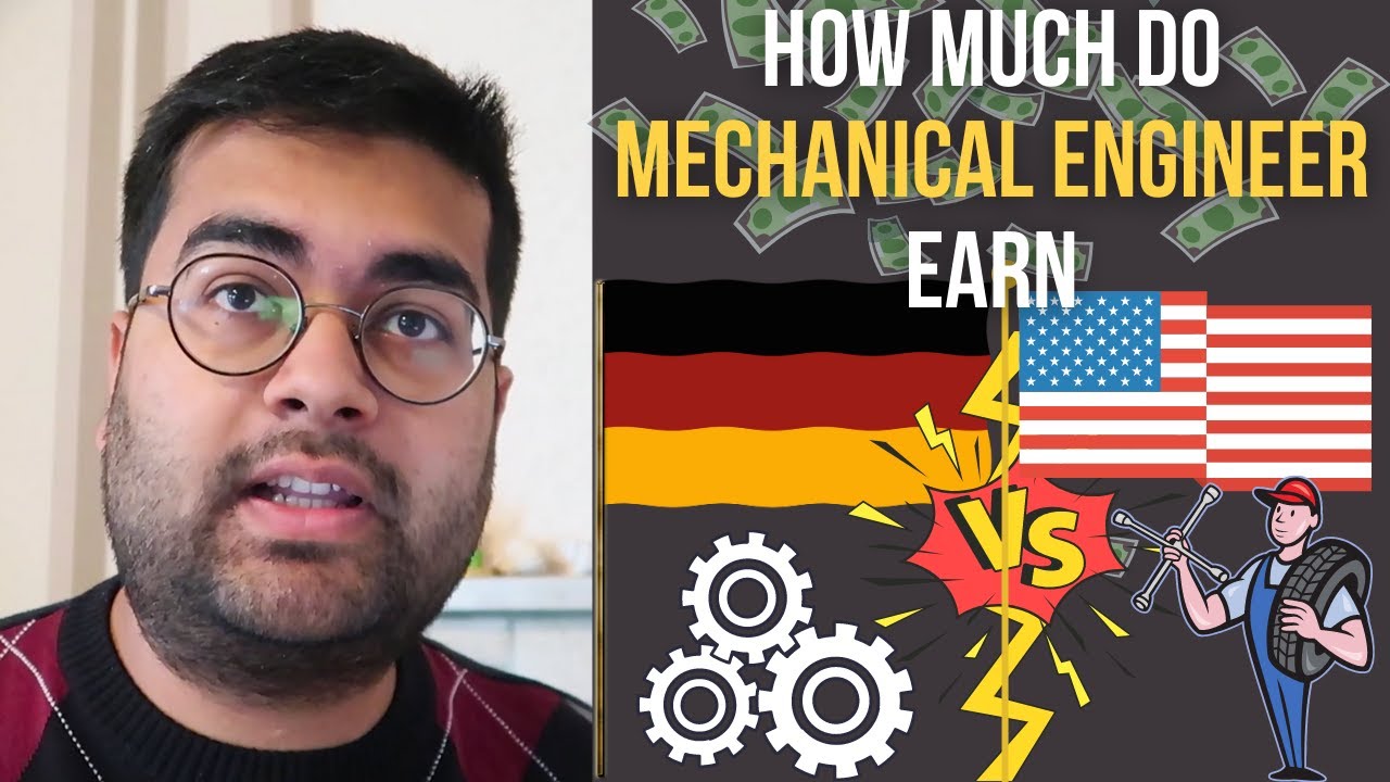 HOW MUCH do Mechanical Engineers Earn in Germany 🇩🇪 vs USA 🇺🇸 : Salaries, Taxes and More 💰