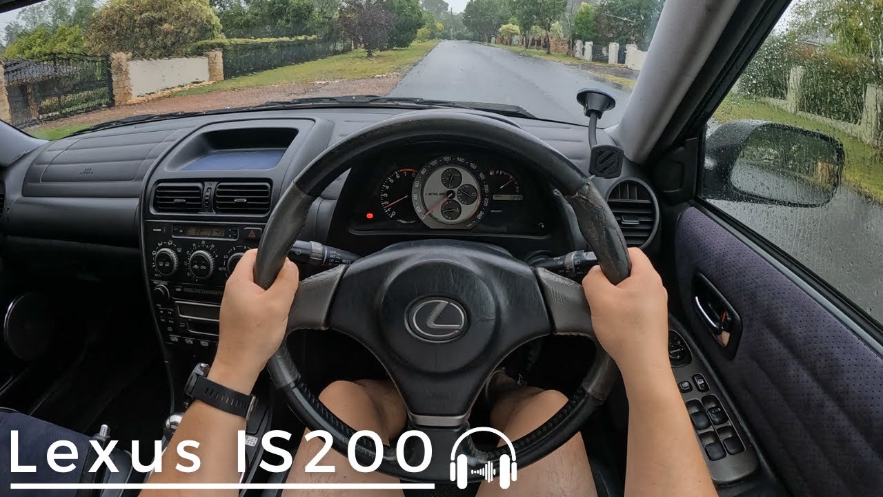 POV - Lexus IS200 - Driving in the Rain - B Road - [GoPro Hero10]