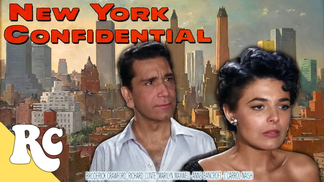 New York Confidential | Full Classic Movie | Crime Drama | Anne Bancroft | Broderick Crawford
