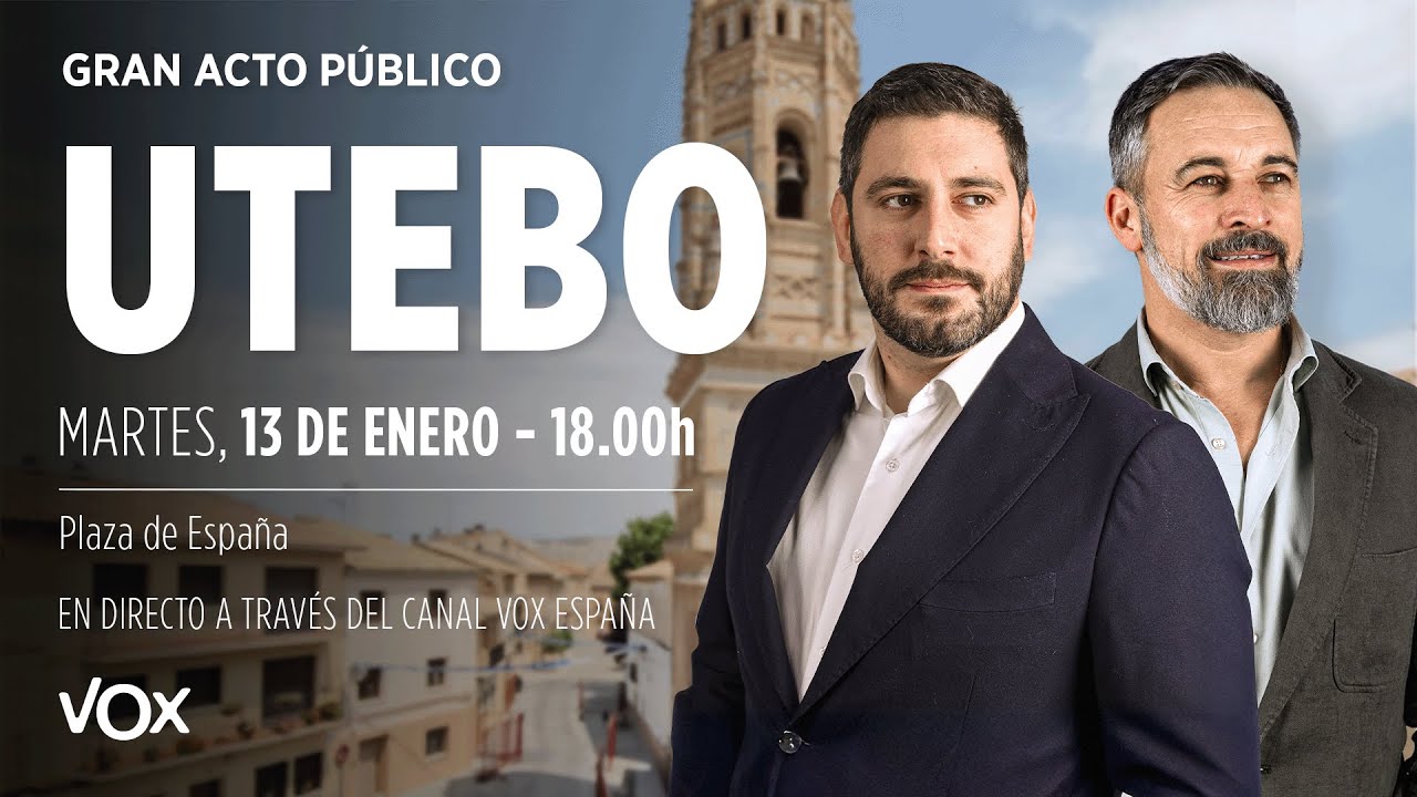 Gran Acto en Utebo con Santiago Abascal
