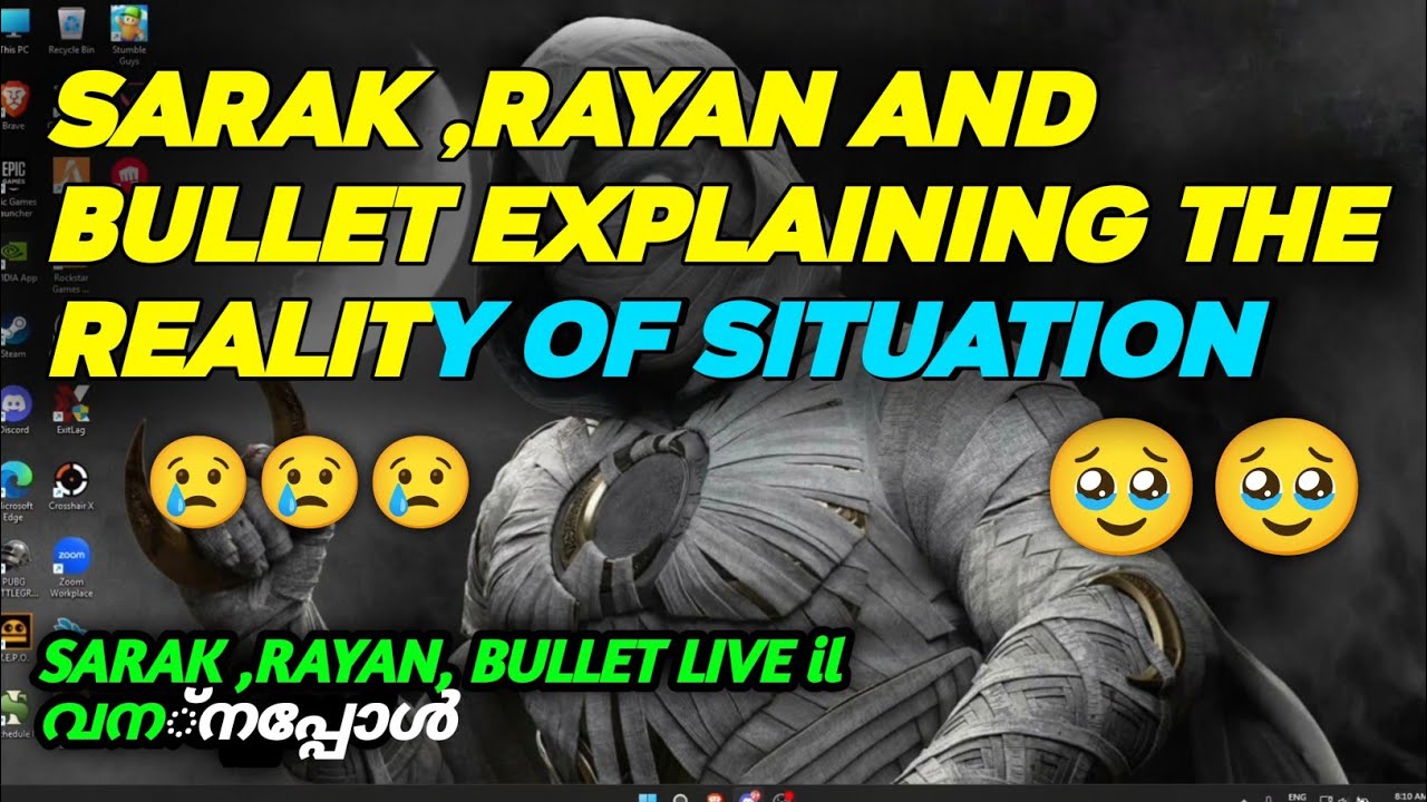 TVASarak ,rayan and bullet explaining the reality of situation😢😢.Don't spread hate😭😭