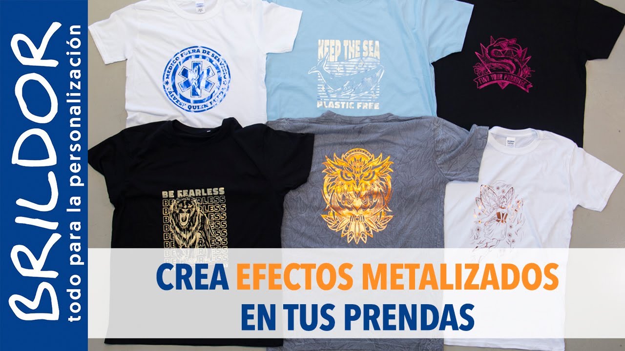 Cómo imprimir 🌟 METALIZADOS o FOIL 🌟 en CAMISETAS