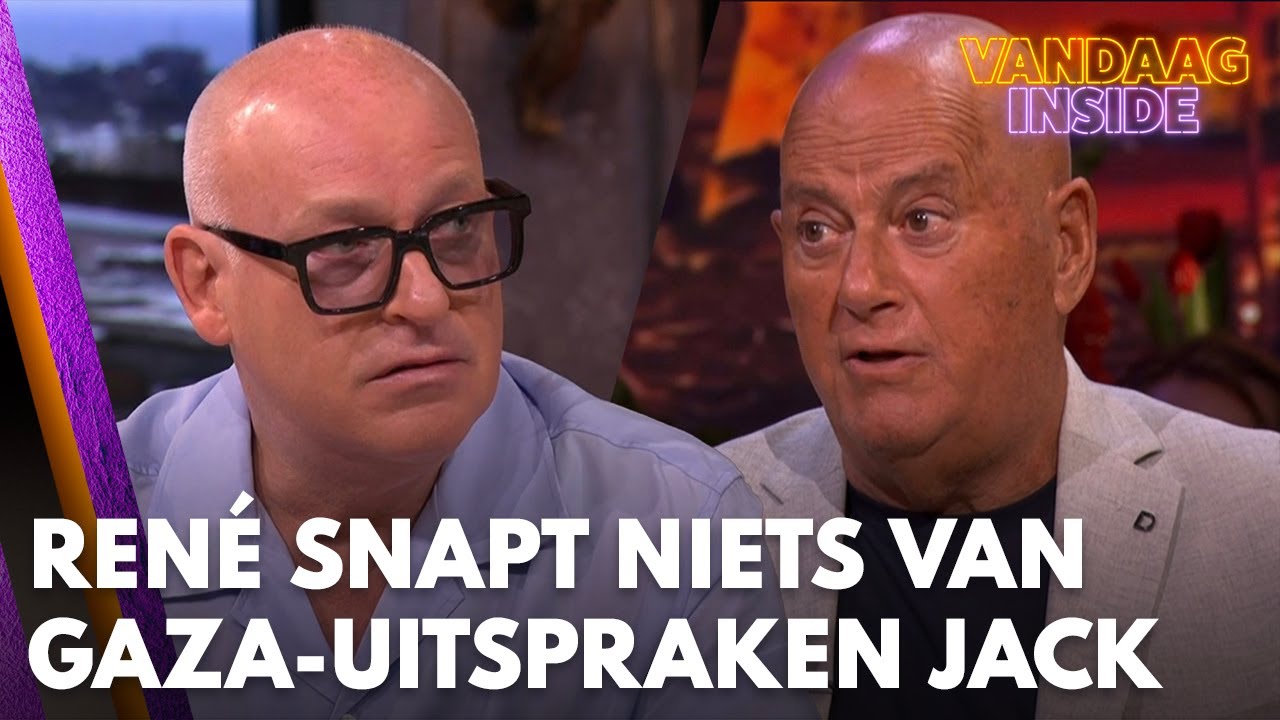 Ren&eacute; van der Gijp snapt niets van Gaza-uitspraken Jack van Gelder | VANDAAG INSIDE