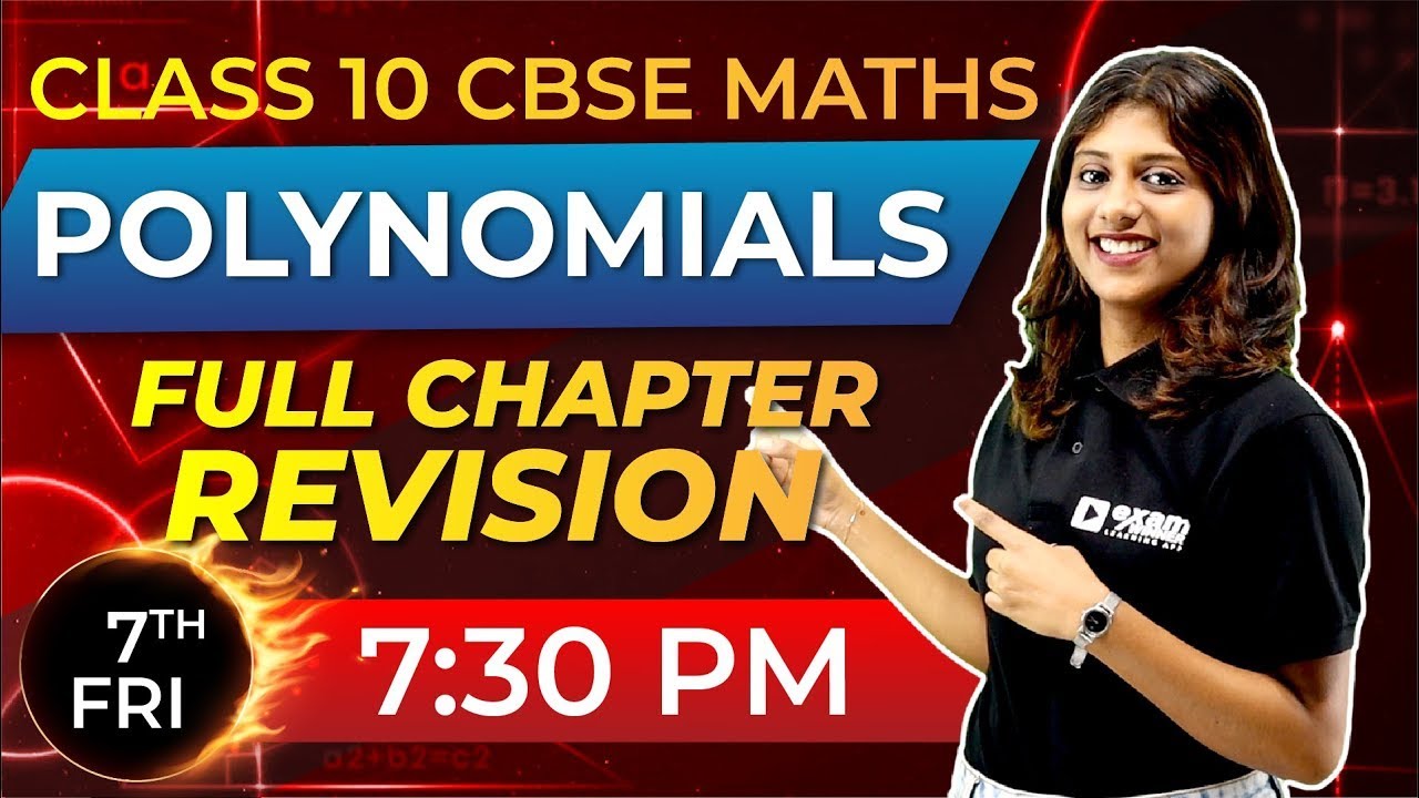 Class 10 CBSE | Maths | Polynomisls | CBSE Exam | Exam Winner