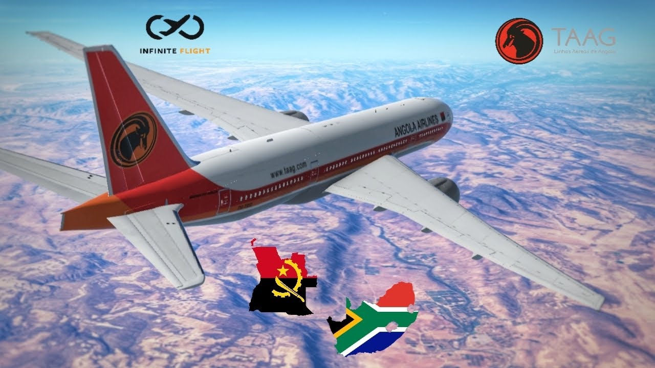 [4K] Infinite Flight | Luanda (LAD) - Cape Town (CPT) | TAAG | B772 | Single Shot