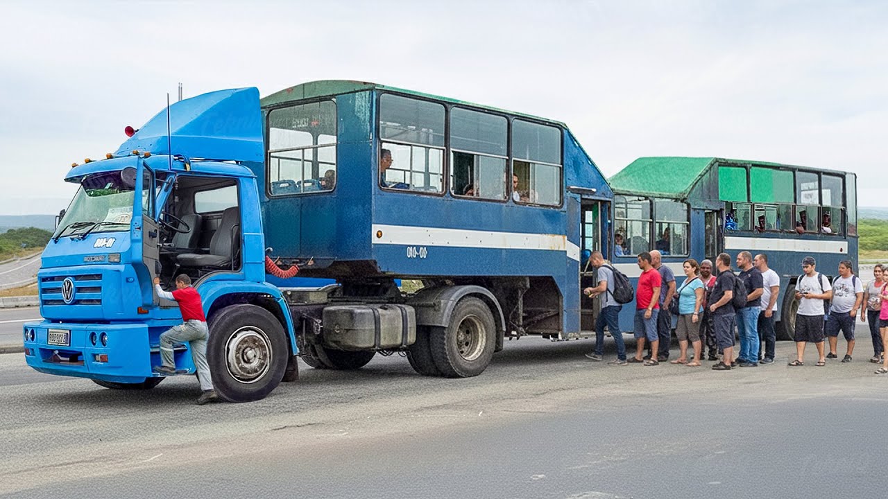 Riding Cuba’s Weirdest Bus