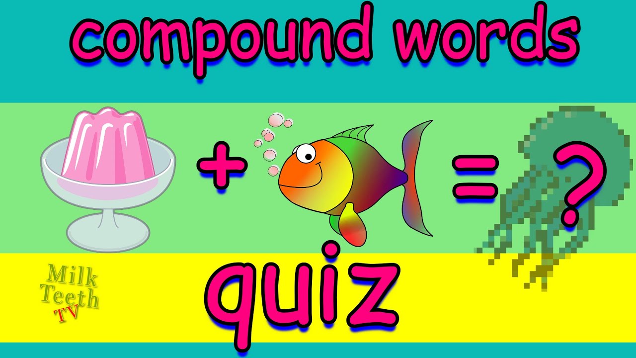 Compound Words Quiz Game for Children and Students | Compound Words in English Grammer