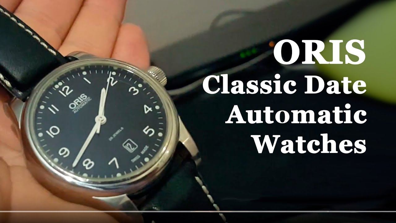 Oris Classic Date mens automatic watches Swiss Made