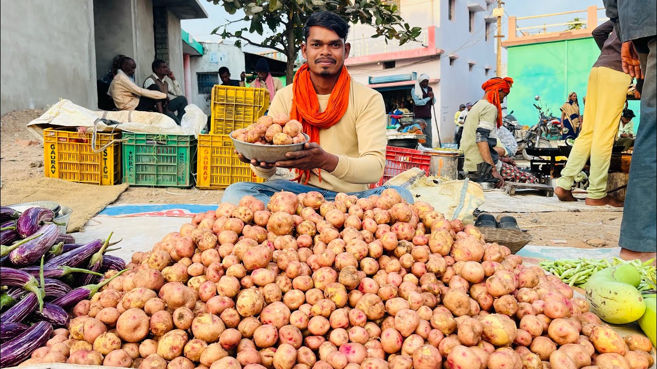 Aaj Kharida Maine 80 Kilo Red-Aalu Kya Itna Sara Aalu Sell Ho Payega!!