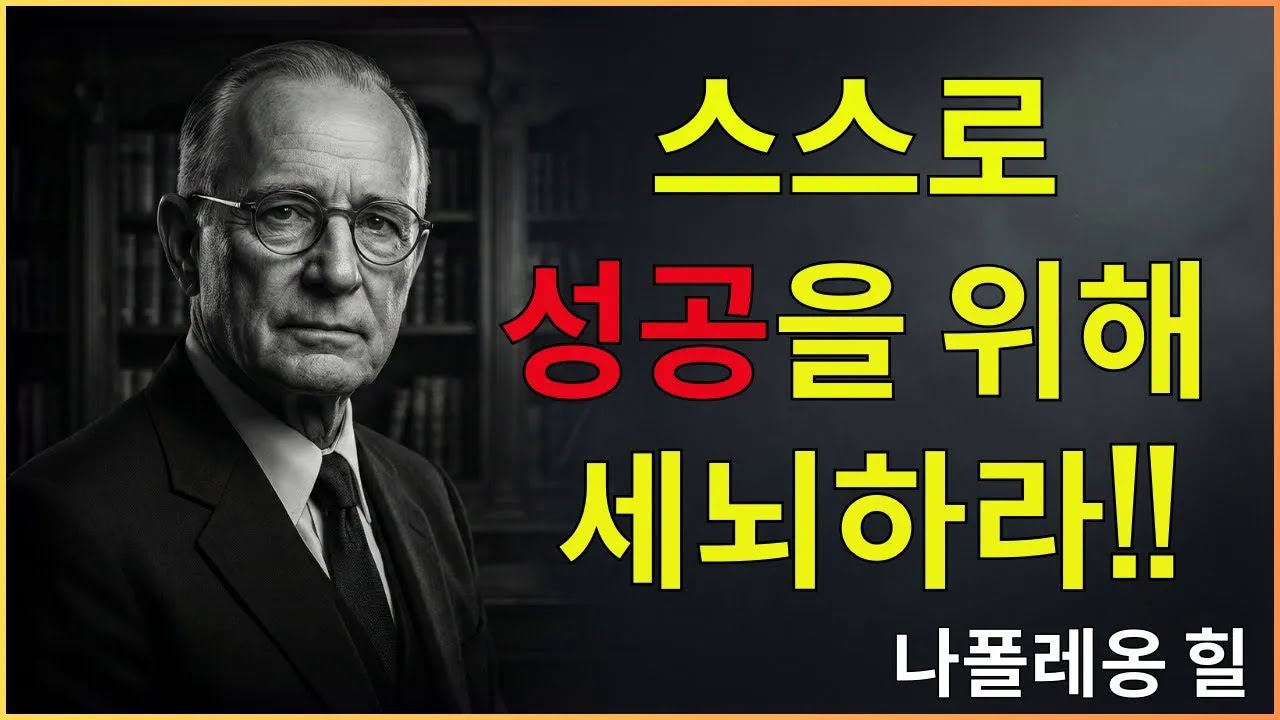 성공을 위해 스스로를 세뇌하는 5가지 방법 | 나폴레온 힐 동기부여