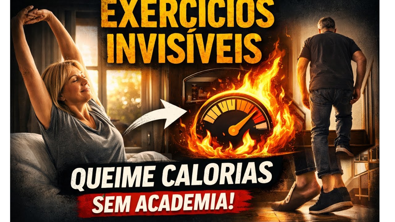 “Exercícios Invisíveis: Como Queimar Calorias Sem Academia” Vida Ativa 40+