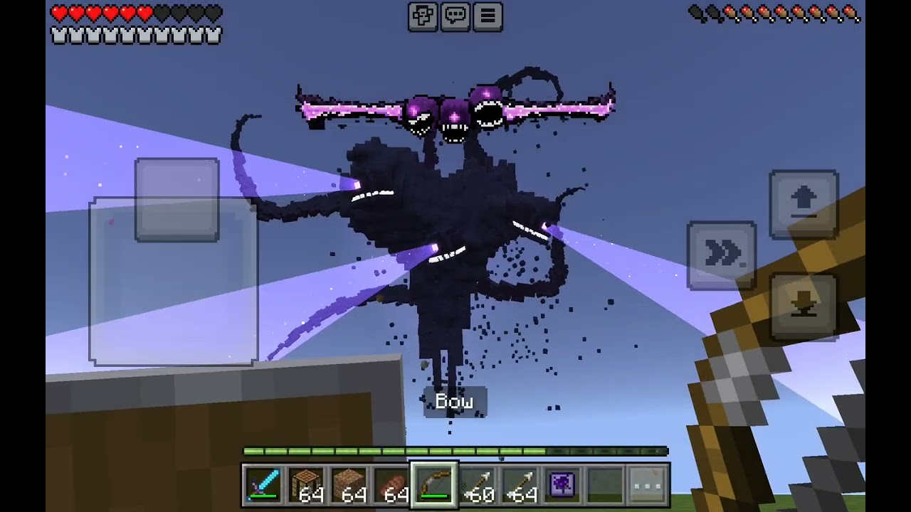 Wither storm battle (survival)