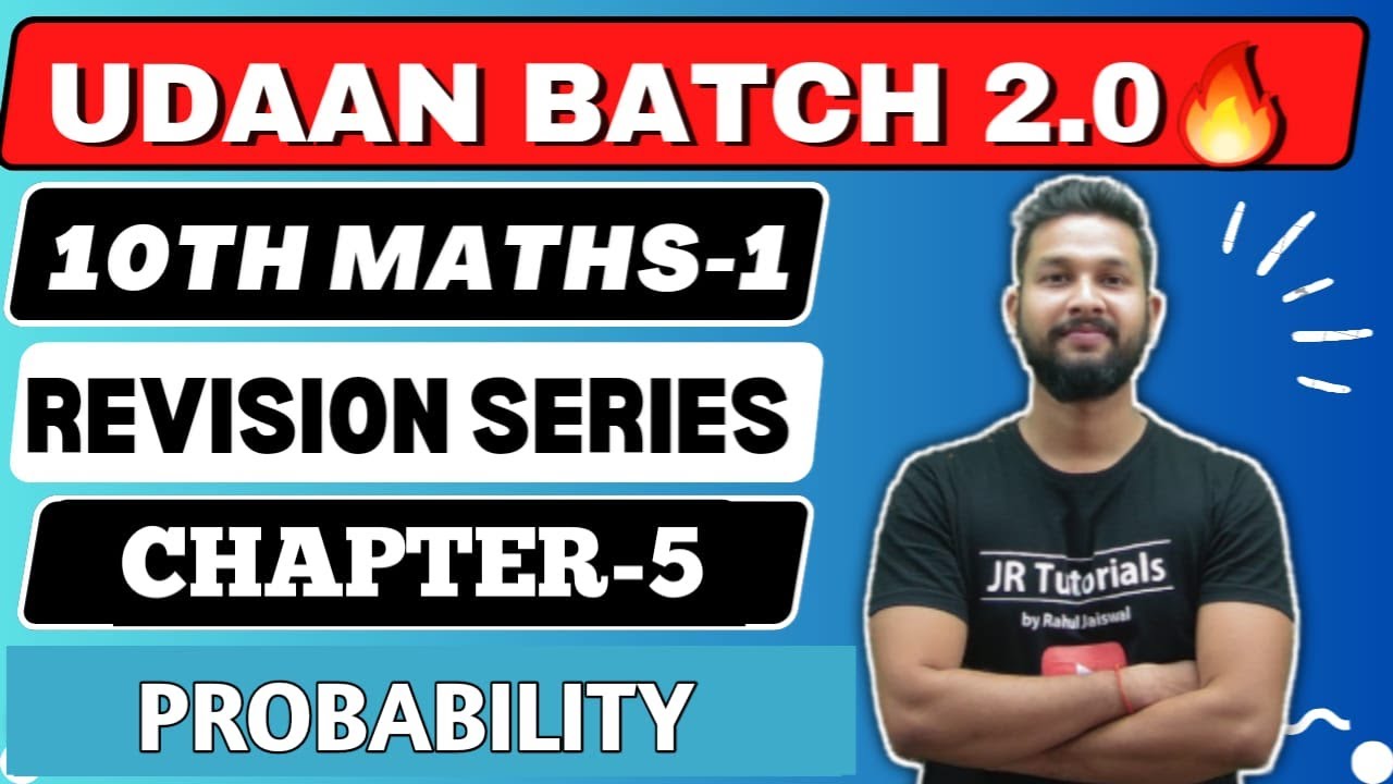 10th Maths 1 | Chapter 5 | Probability | One Shot Live Revision | Udaan Batch 2.0💥 |