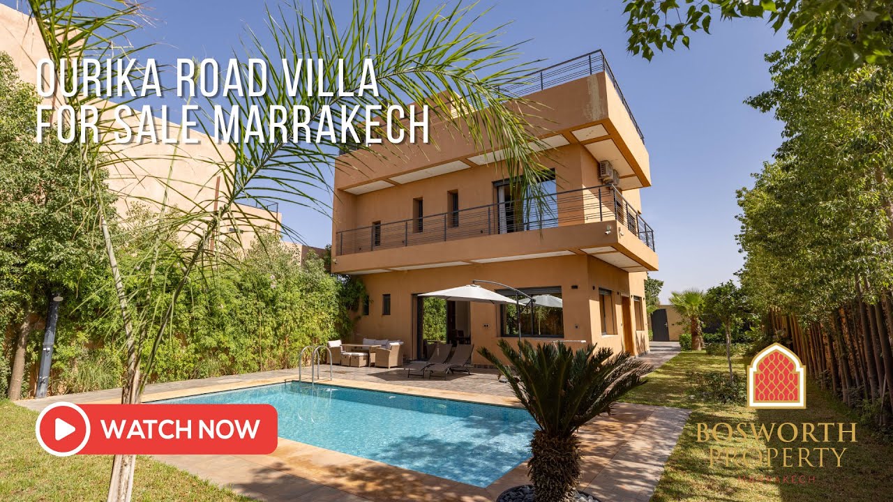 Ourika Road Villa For Sale Marrakech