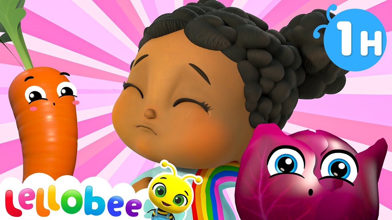 Yes Yes Vegetables Song - Healthy Habits! 🌻Lellobee City Farm - Kids Playhouse Song Mix