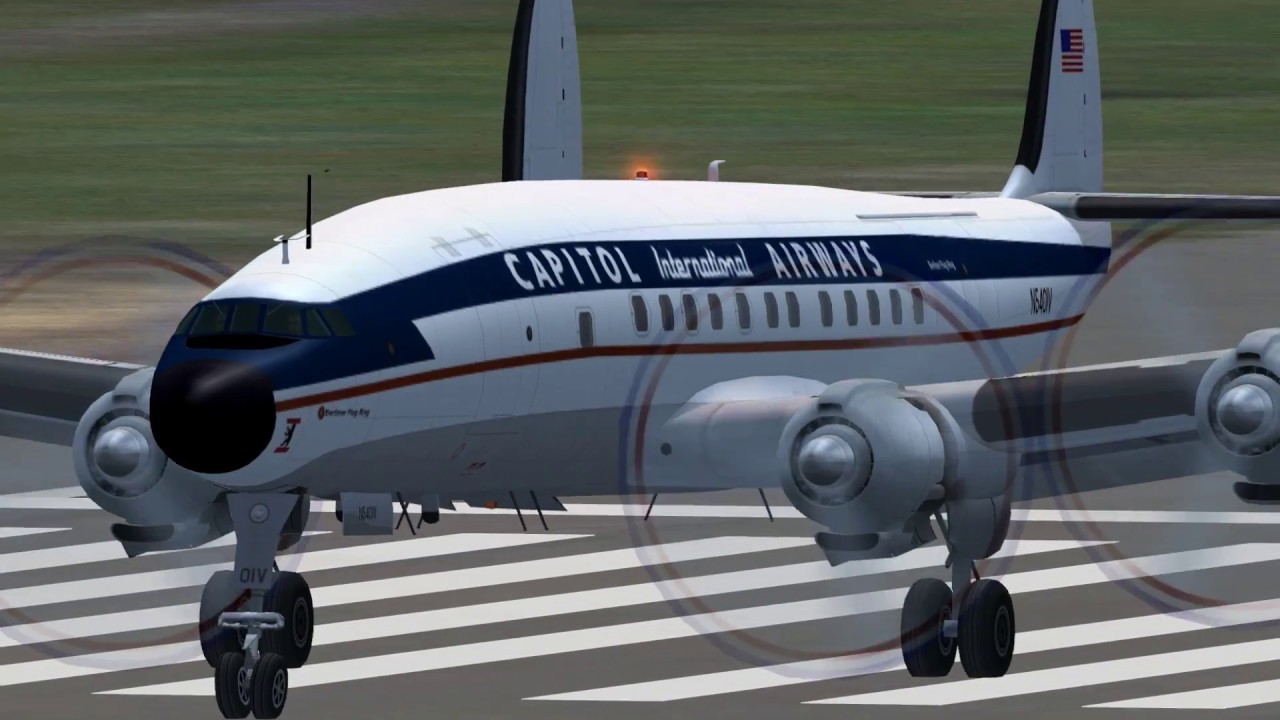 Lockheed  l-1049h Super Constellation (FSX)
